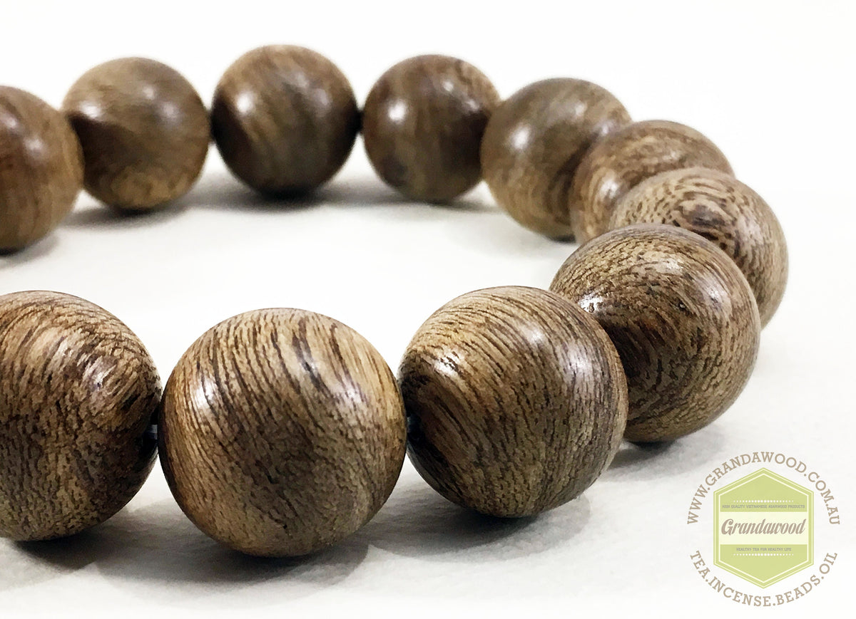 Z-SOLD-Z Indonesia East Kalimantan Wild Agarwood Bracelet 16mm 24g -
