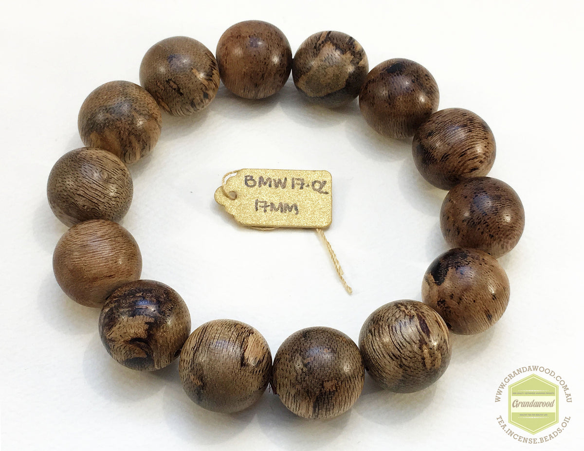 *NEW* Malaysian Wild Agarwood bracelet 17mm- 22.50g -
