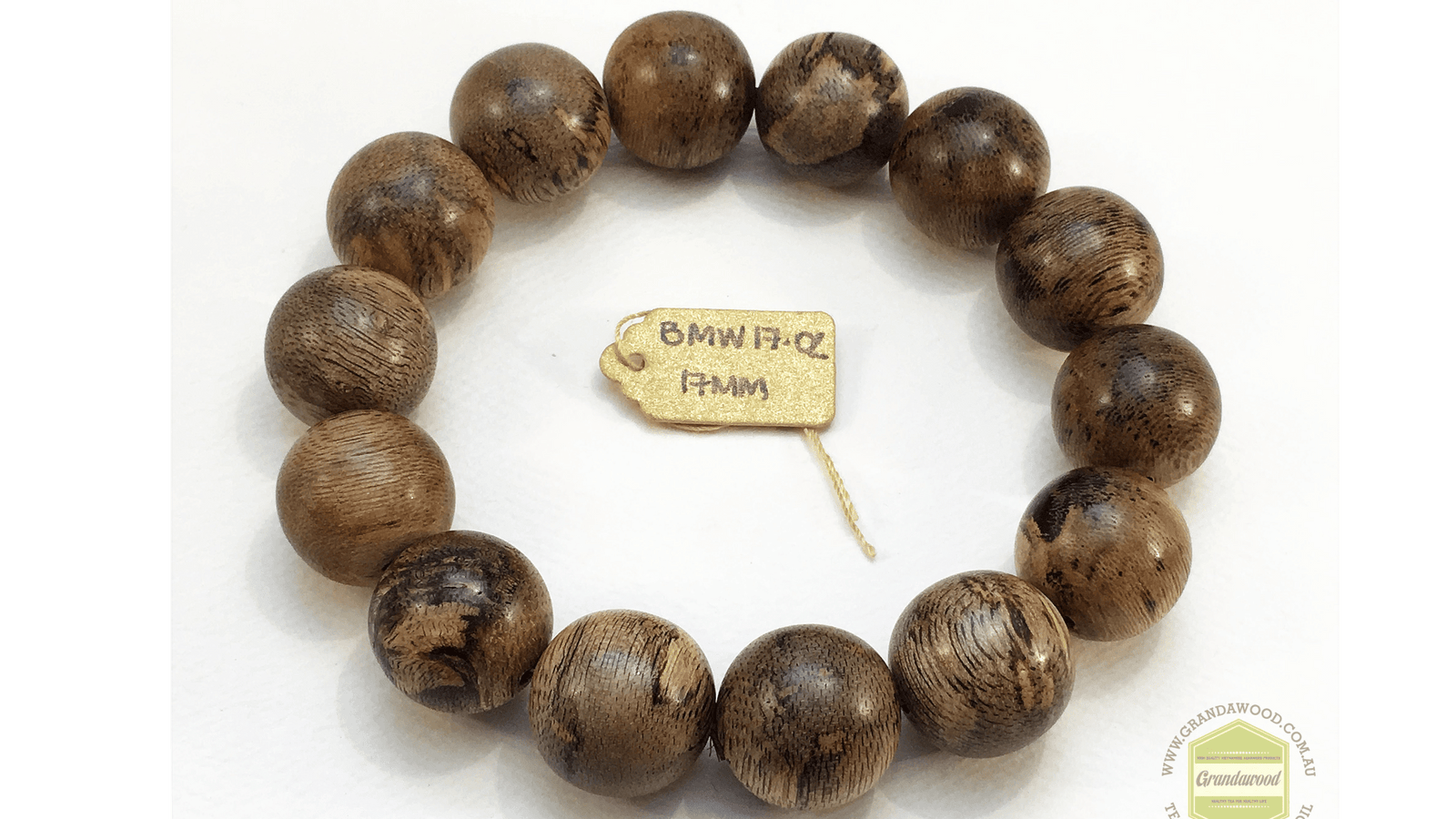 *NEW* Malaysian Wild Agarwood bracelet 17mm- 22.50g -