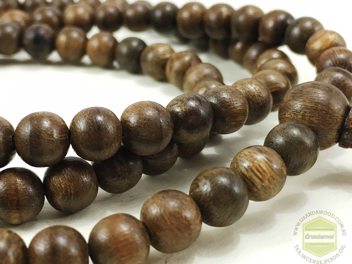 *SOLD* The Elegance: Wild Agarwood 108 mala 6mm 11g -