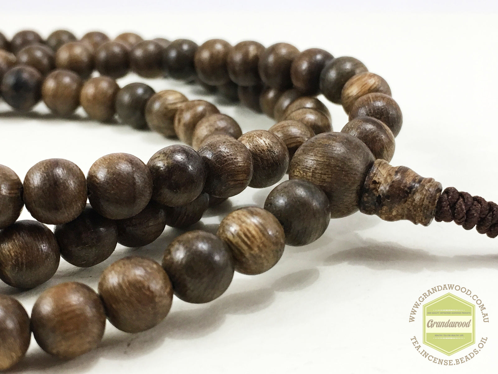 *SOLD* The Elegance: Wild Agarwood 108 mala 6mm 11g -