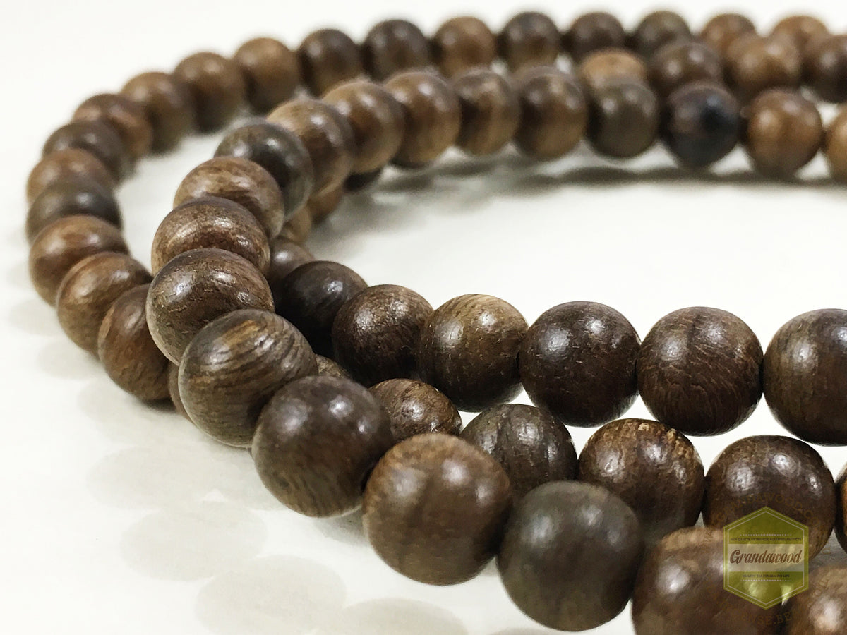 *SOLD* The Elegance: Wild Agarwood 108 mala 6mm 11g -