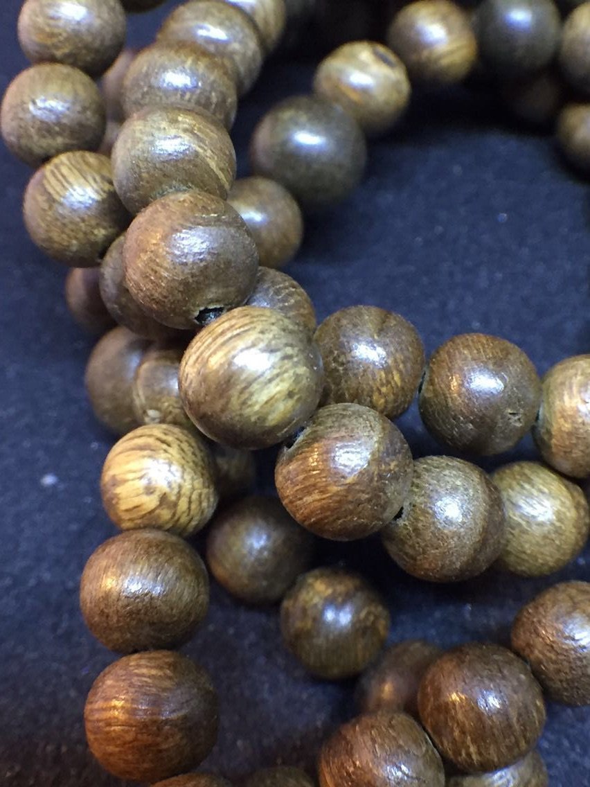 *SOLD* The Elegance: Wild Agarwood 108 mala 6mm 11g -