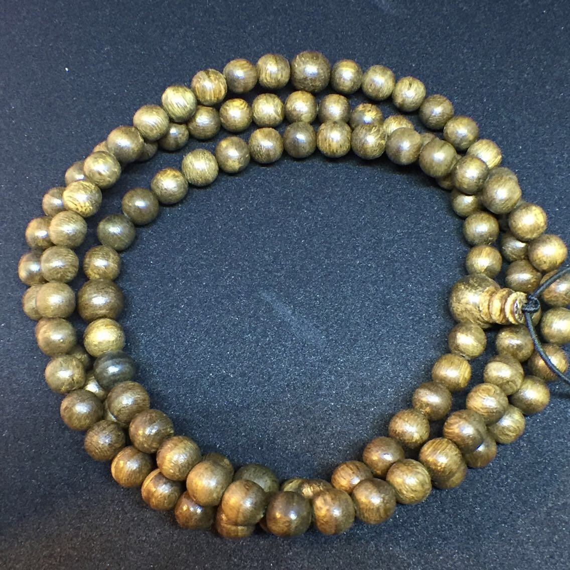 *SOLD* The Elegance: Wild Agarwood 108 mala 6mm 11g -