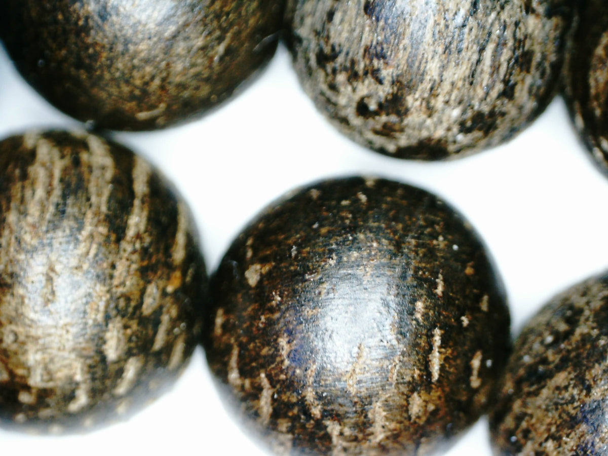 Fortune and Wealth Attractor - Wild Agarwood 108 mala from Borneo 6mm 13g -