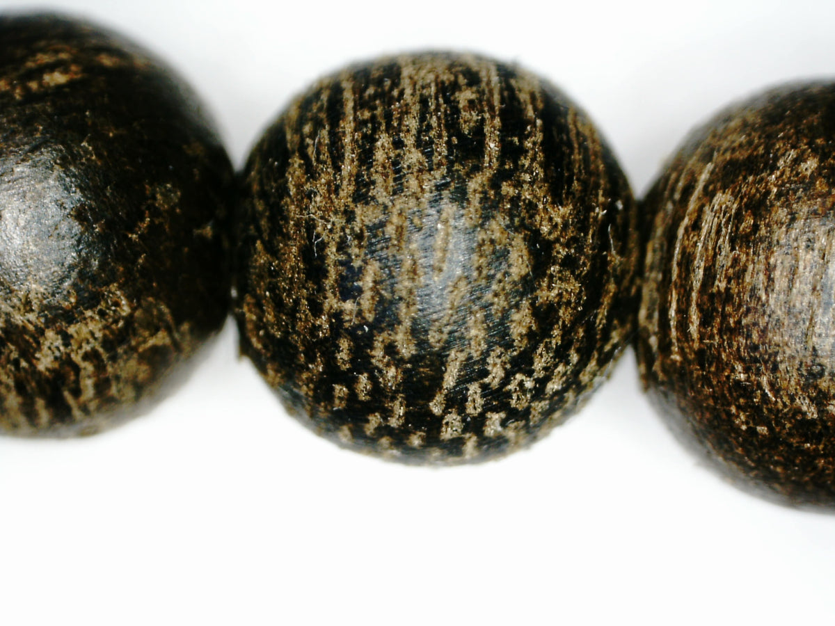 Fortune and Wealth Attractor - Wild Agarwood 108 mala from Borneo 6mm 13g -