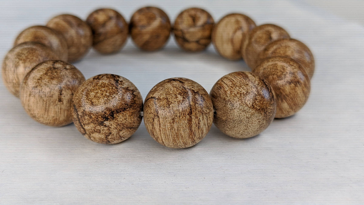 *New* The Tiger King - Wild Agarwood Bracelet 20g 16mm from Malinau -