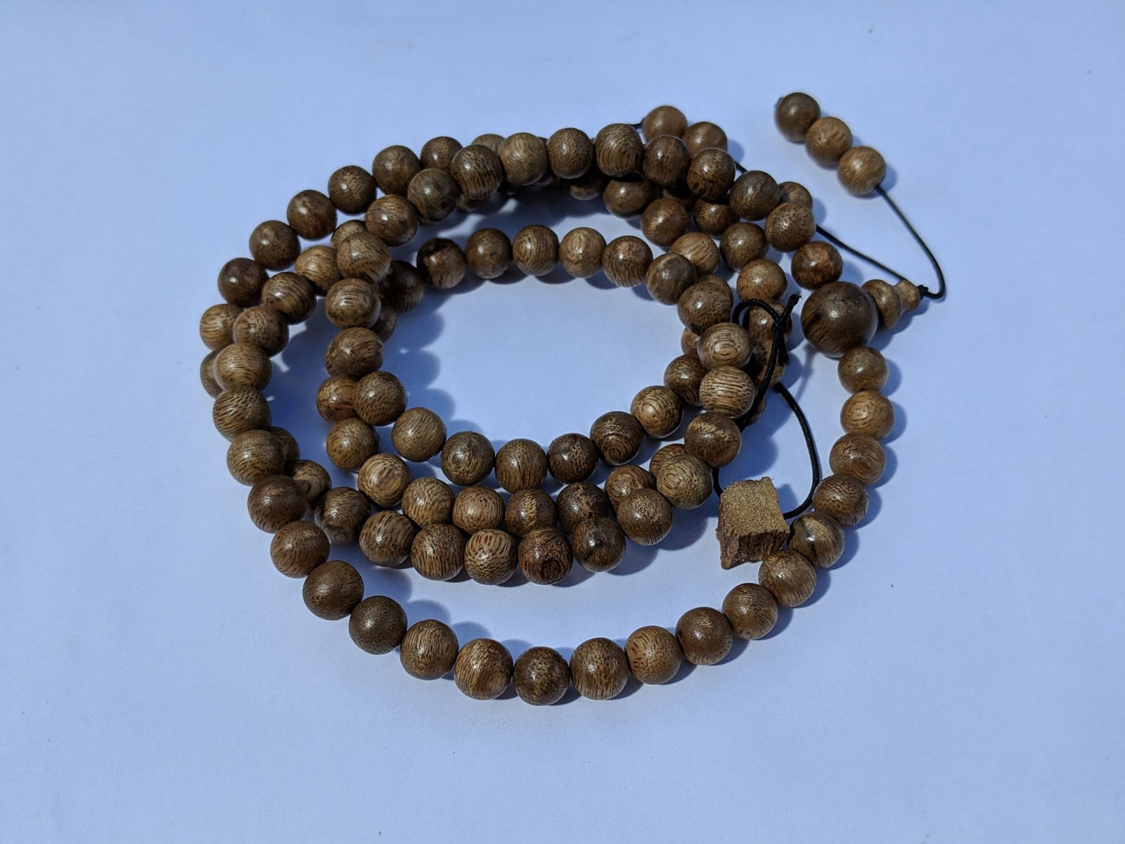 *SOLD* Wild Agarwood Aqualaria Malaccensis 108 mala 8mm 21g Classic Pattern -