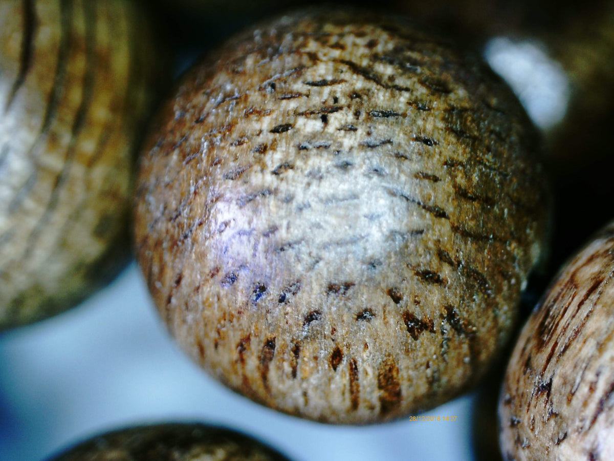 *SOLD* Wild Agarwood Aqualaria Malaccensis 108 mala 8mm 21g Classic Pattern -