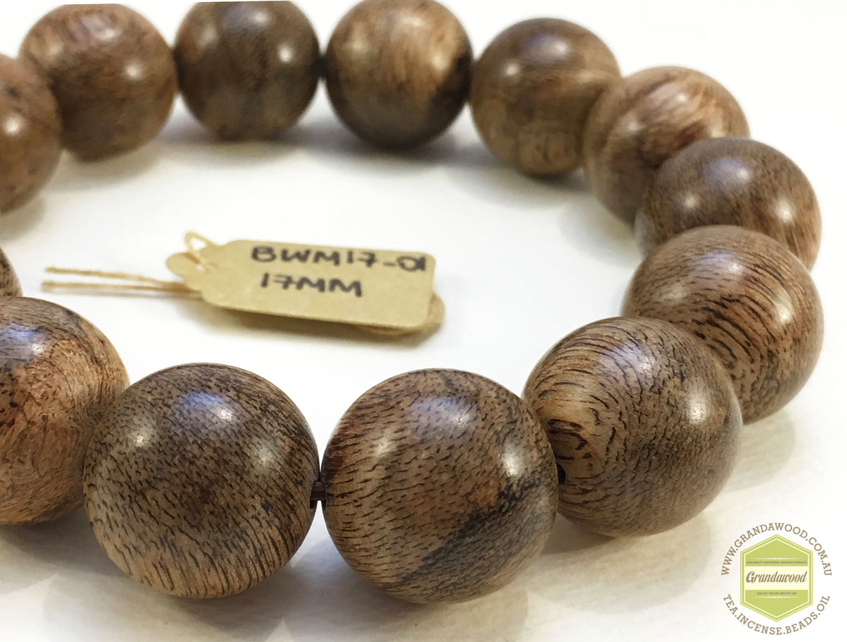 Sarawak Wild Agarwood bracelet 17mm- 21.56g - one piece only -