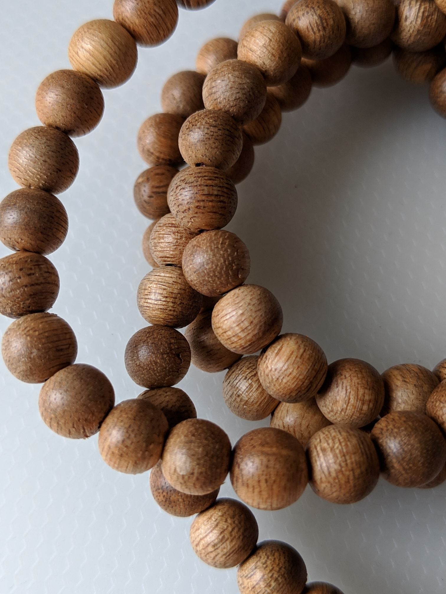 Single Beads Cultivated agarwood 7mm -