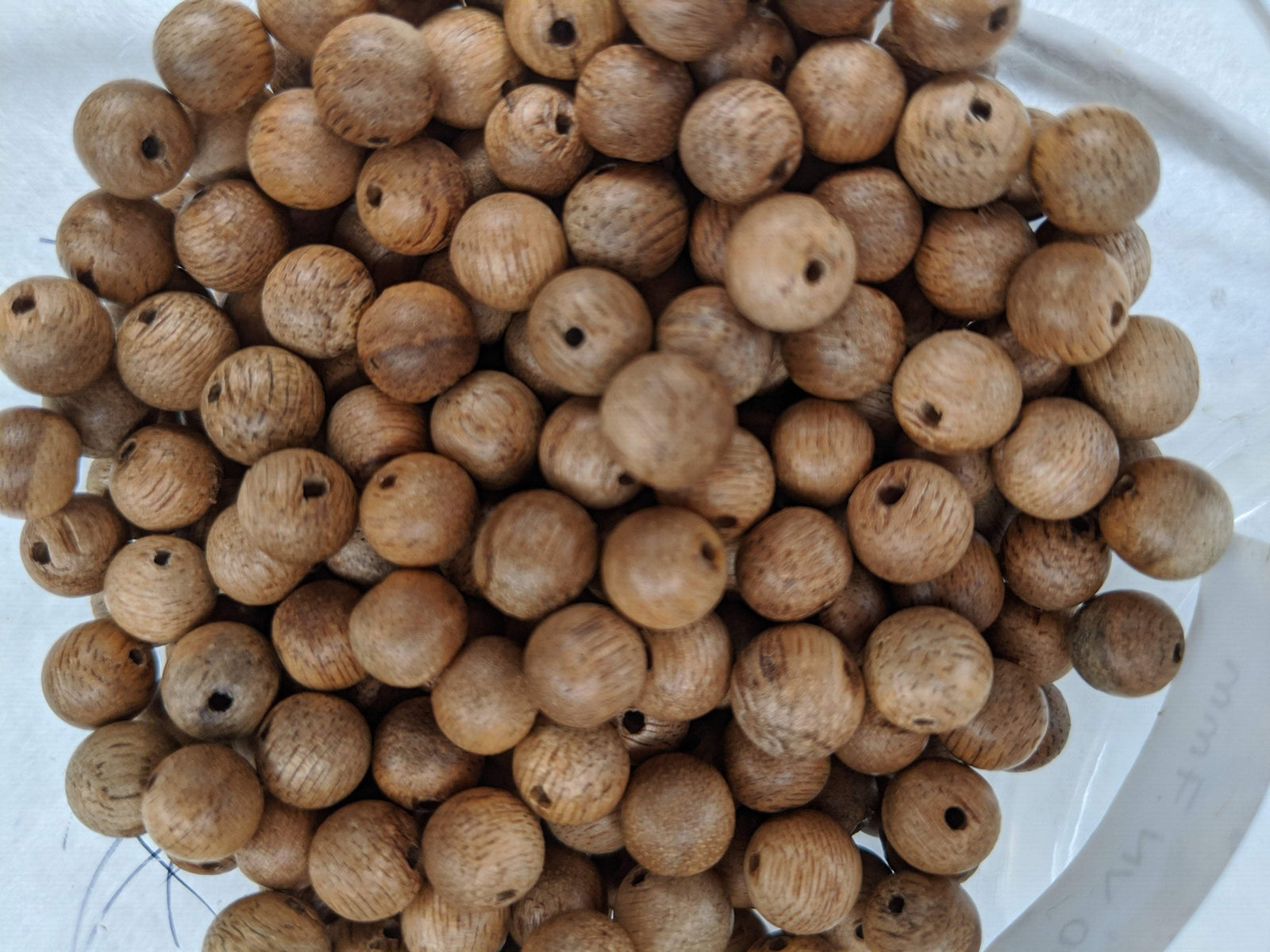 Single Beads Cultivated agarwood 7mm -