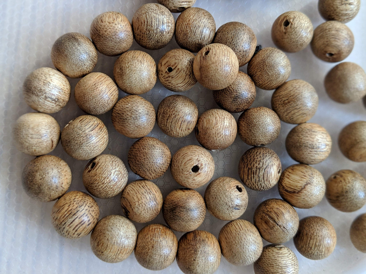 Single Cultivated Agarwood Beads dimension 11 mm suitable for DIY bracelet or necklace -