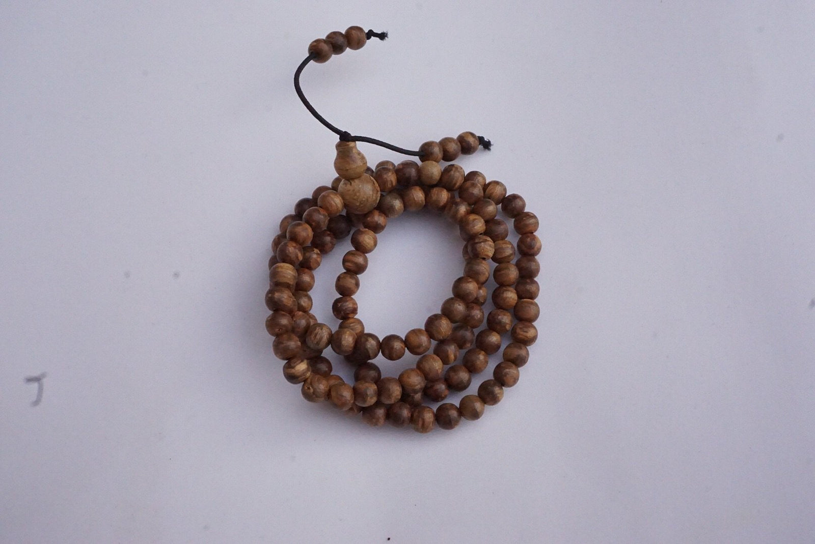 Small wild Agarwood 108 mala necklace 5mm -