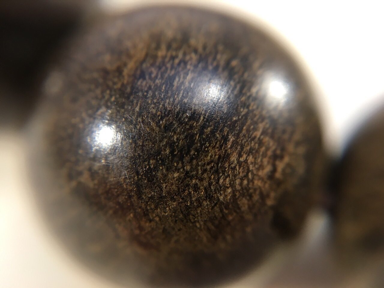 SOLD- Black Panther- Wild Dark Sinking Agarwood Bracelet 16mm over 30g -