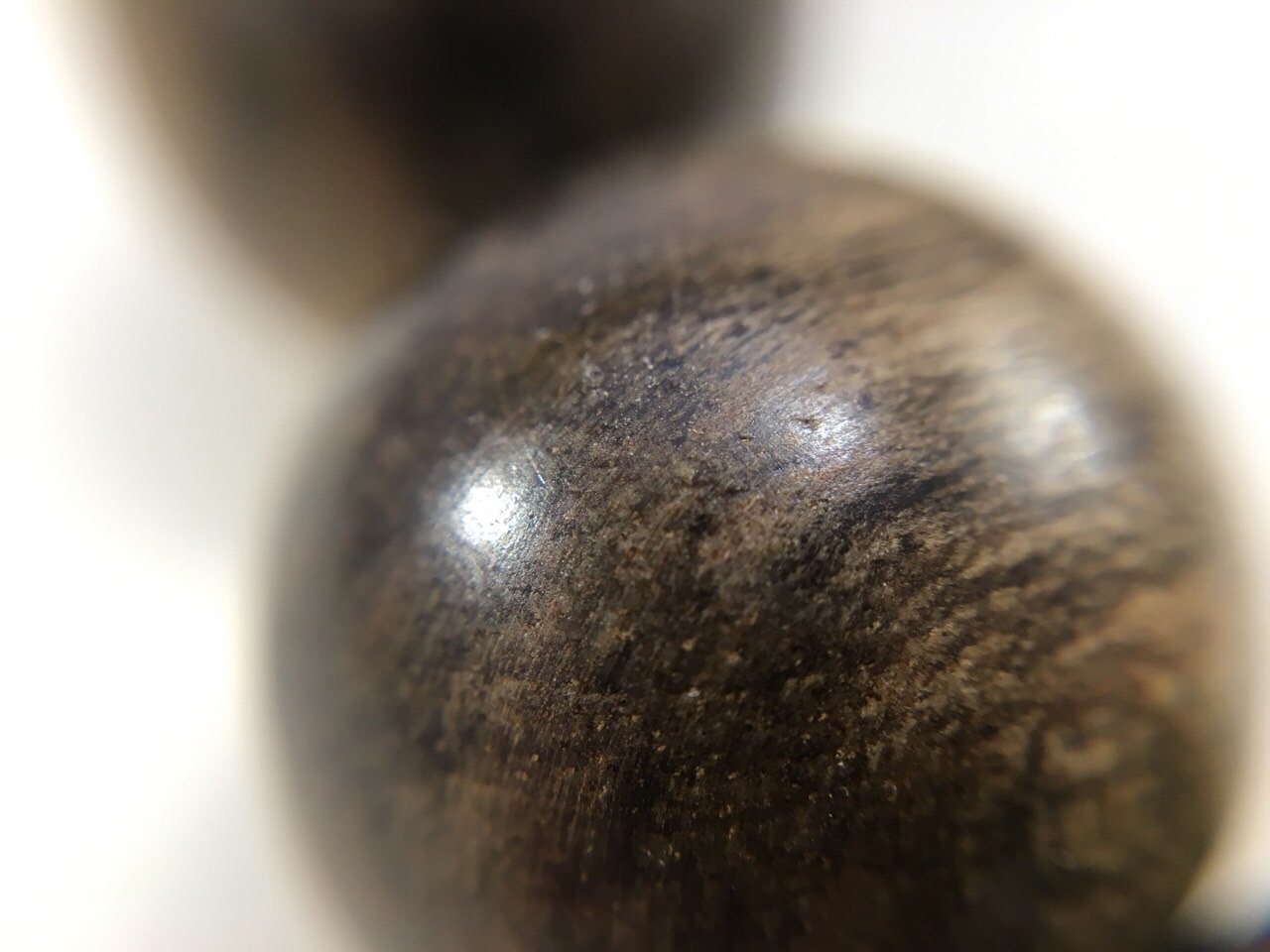 SOLD- Black Panther- Wild Dark Sinking Agarwood Bracelet 16mm over 30g -