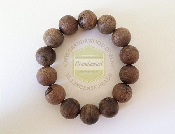 SOLD- Indonesia Wild Agarwood Bracelet 佛珠 -