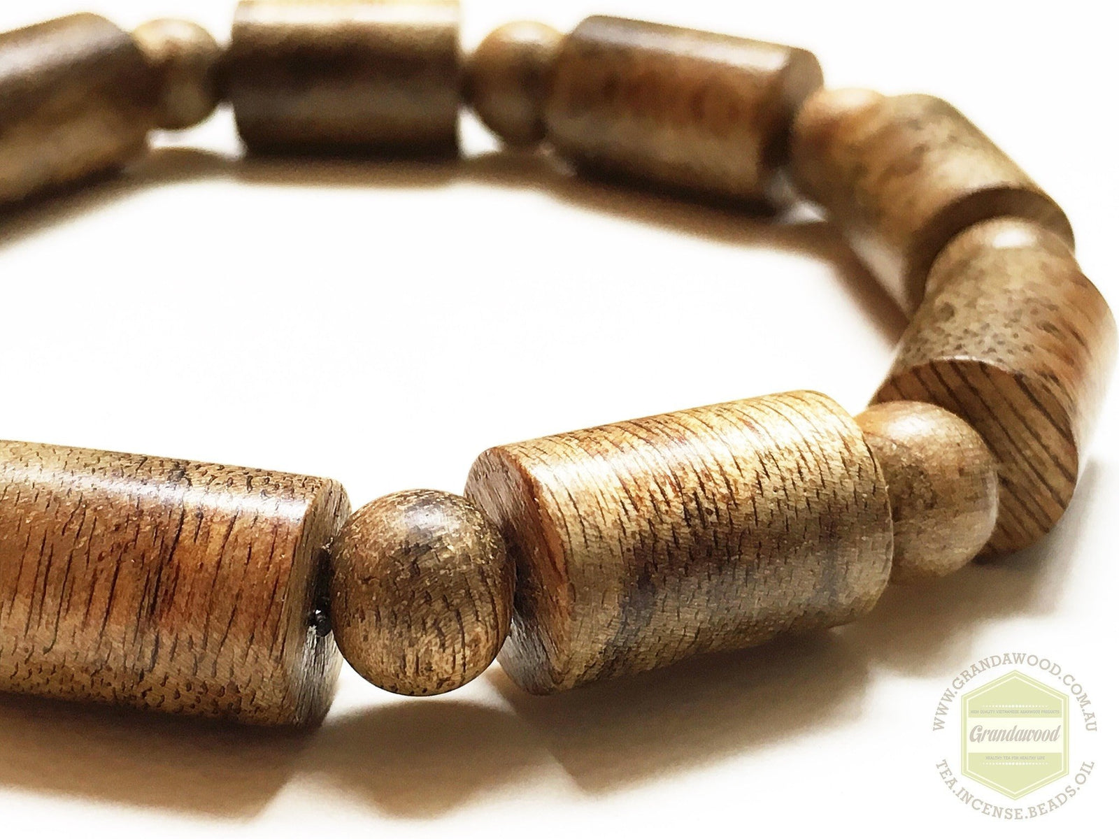 SOLD- Malaysia Wild Agarwood tube bracelet -