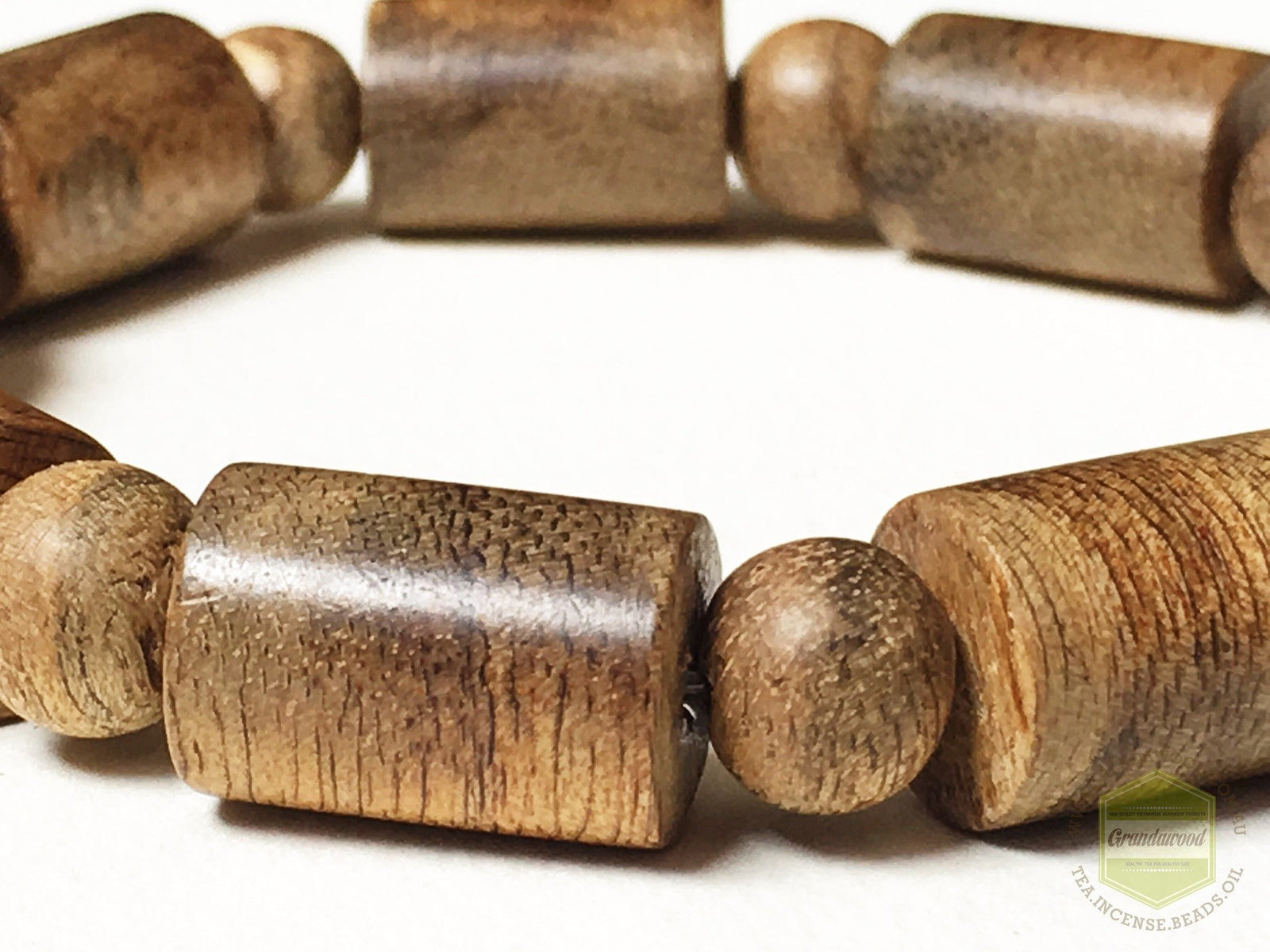 SOLD- Malaysia Wild Agarwood tube bracelet -
