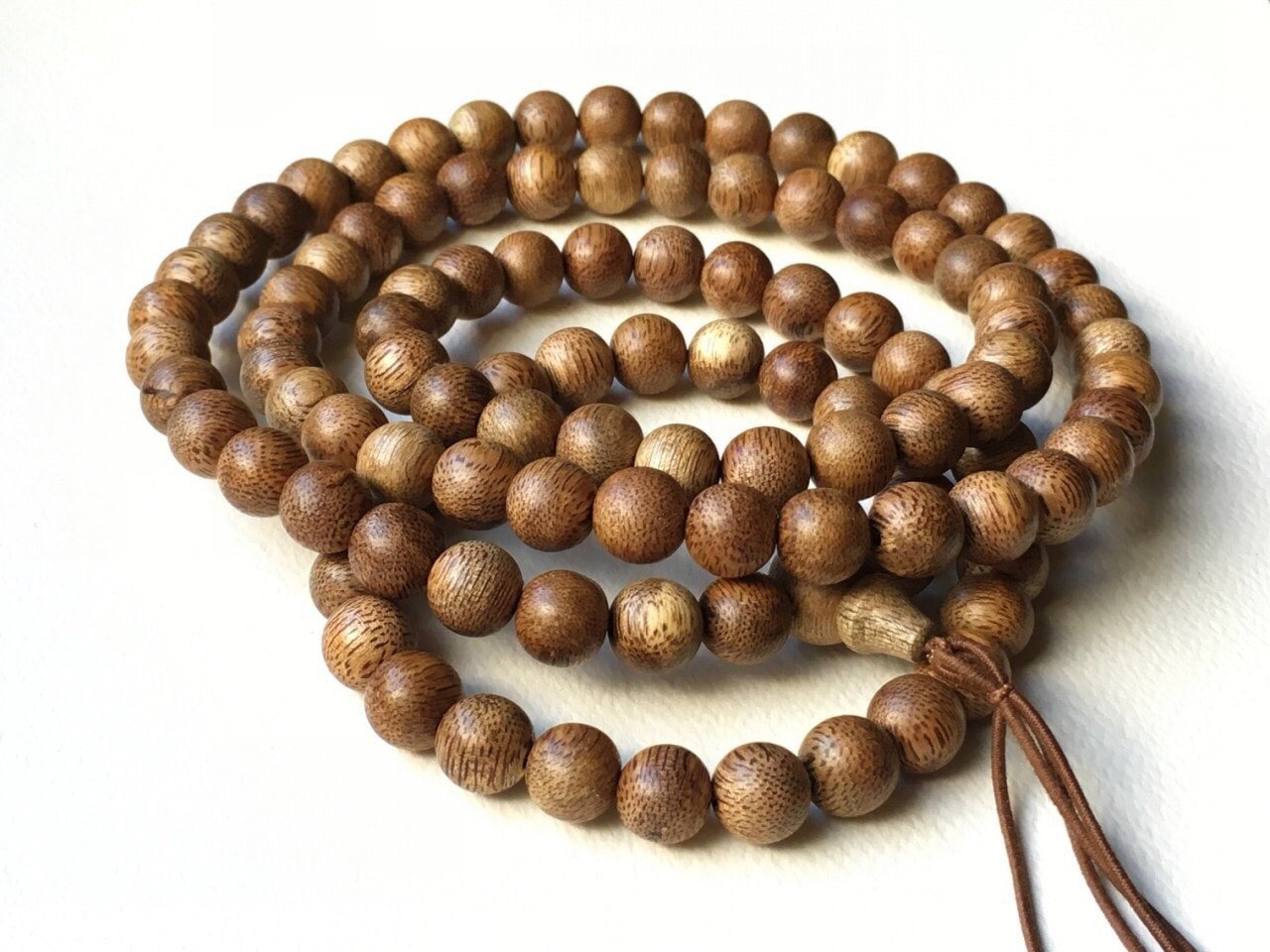 SOLD - Vietnamese Wild Agarwood Mala 108 9mm -