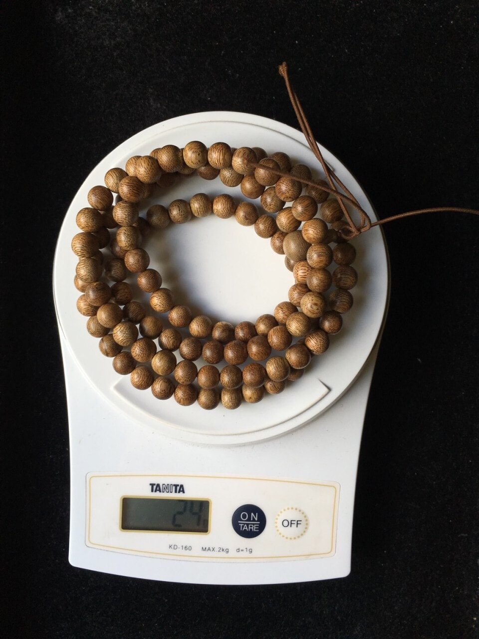 SOLD - Vietnamese Wild Agarwood Mala 108 9mm -