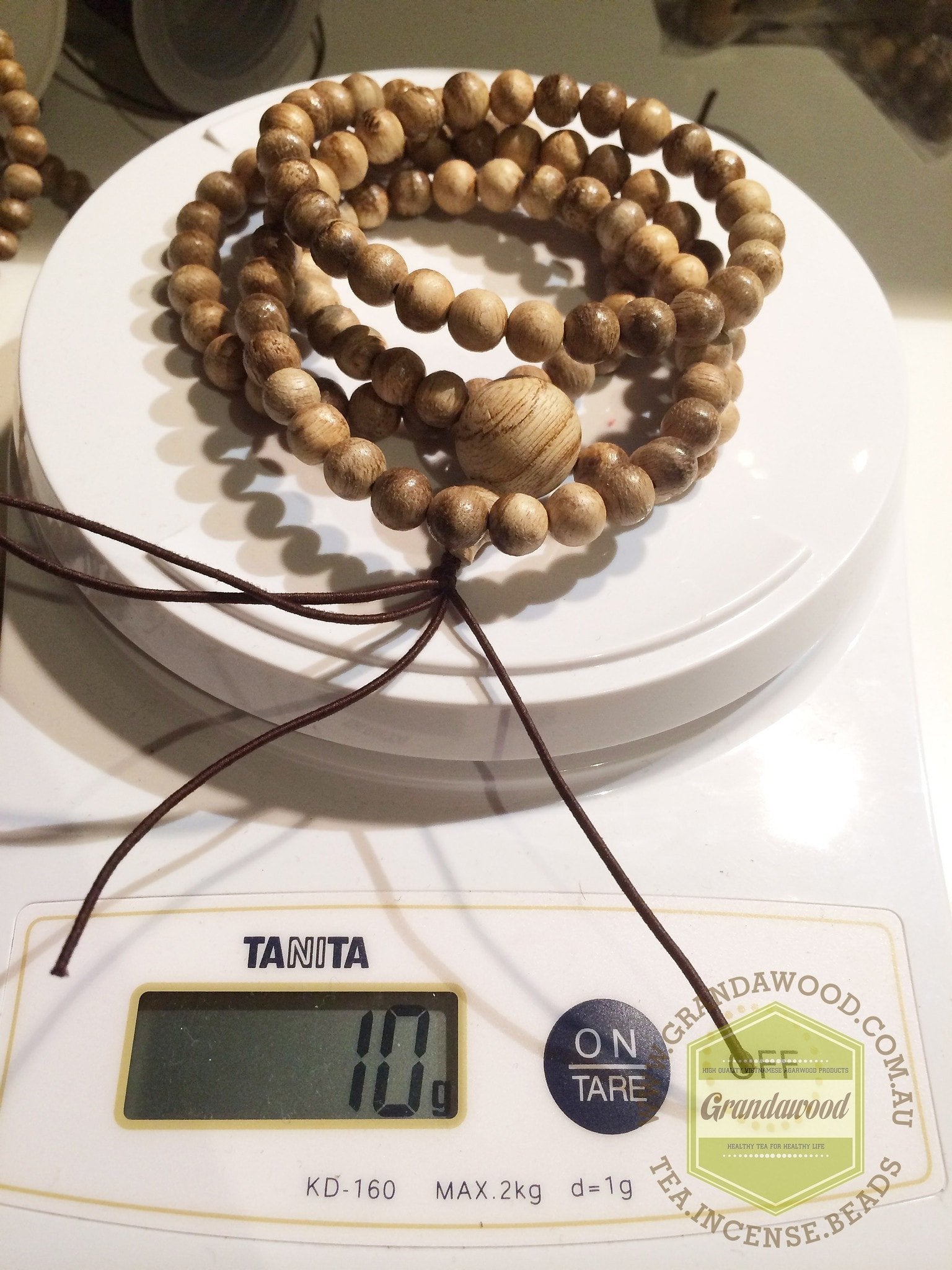 SOLD- Wild Agarwood Natural prayer 108 mala beads fromPapua New Guinea (PNG) 8mm -