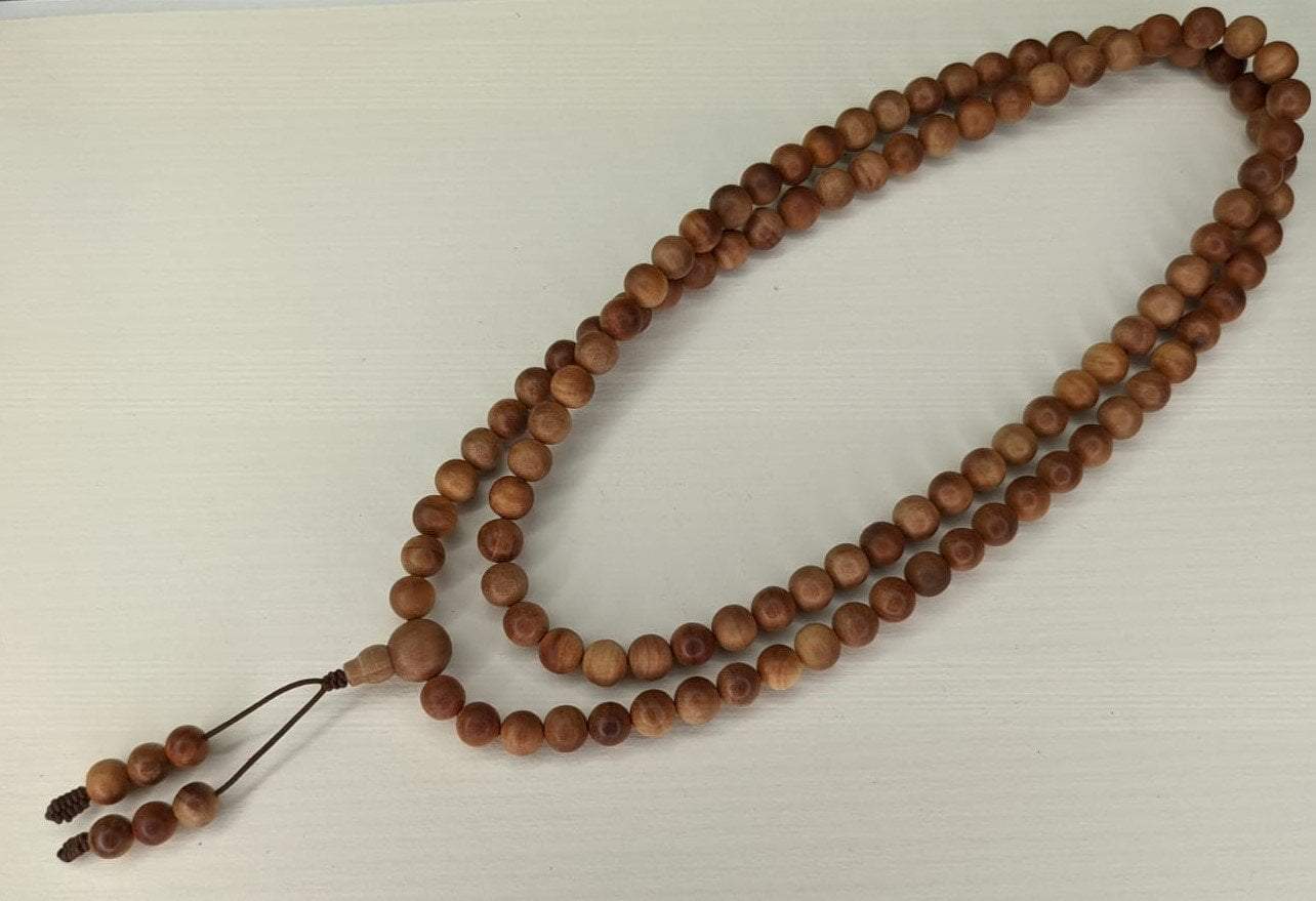 "The Ageless mala " - Wild Aged Sandalwood Mala 108 beads 6mm and/or 8mm -