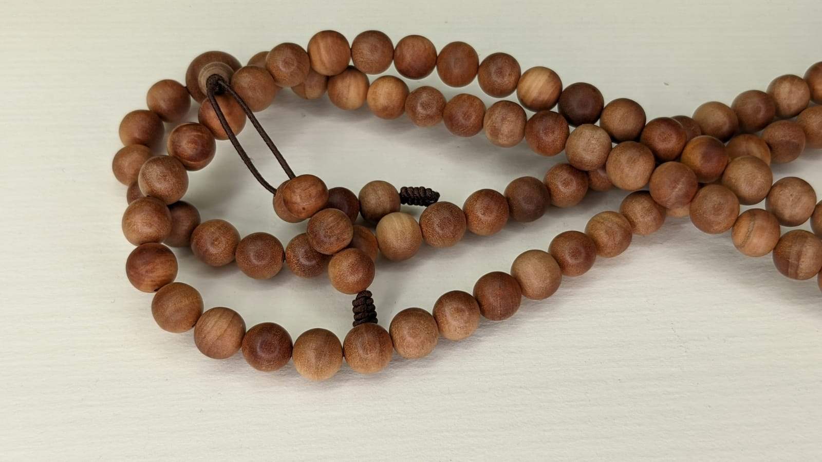 "The Ageless mala " - Wild Aged Sandalwood Mala 108 beads 6mm and/or 8mm -