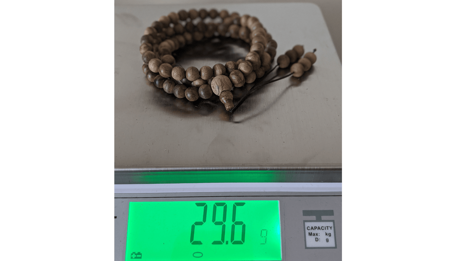 The BM8 - 108 Wild Agarwood mala -8mm 29g -