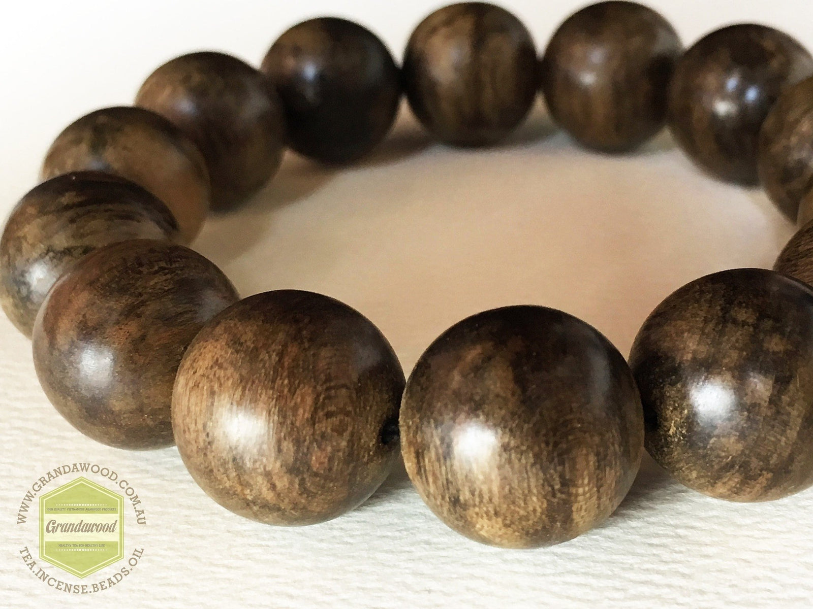 The Fortunate Charm-Indonesia Borneo Wild Dark Bracelet circa 27g -