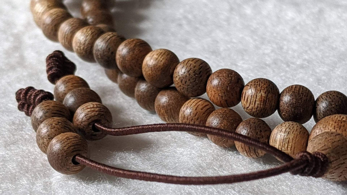 The GGG, Premium Cultivated Agarwood 108 Mala and/or Bracelet - Cultivated beads with wild agarwood quality -