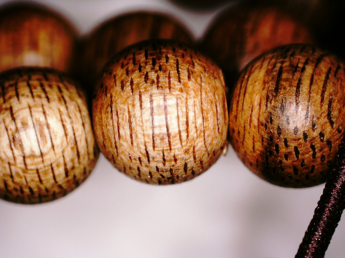 The GGG, Premium Cultivated Agarwood 108 Mala and/or Bracelet - Cultivated beads with wild agarwood quality -