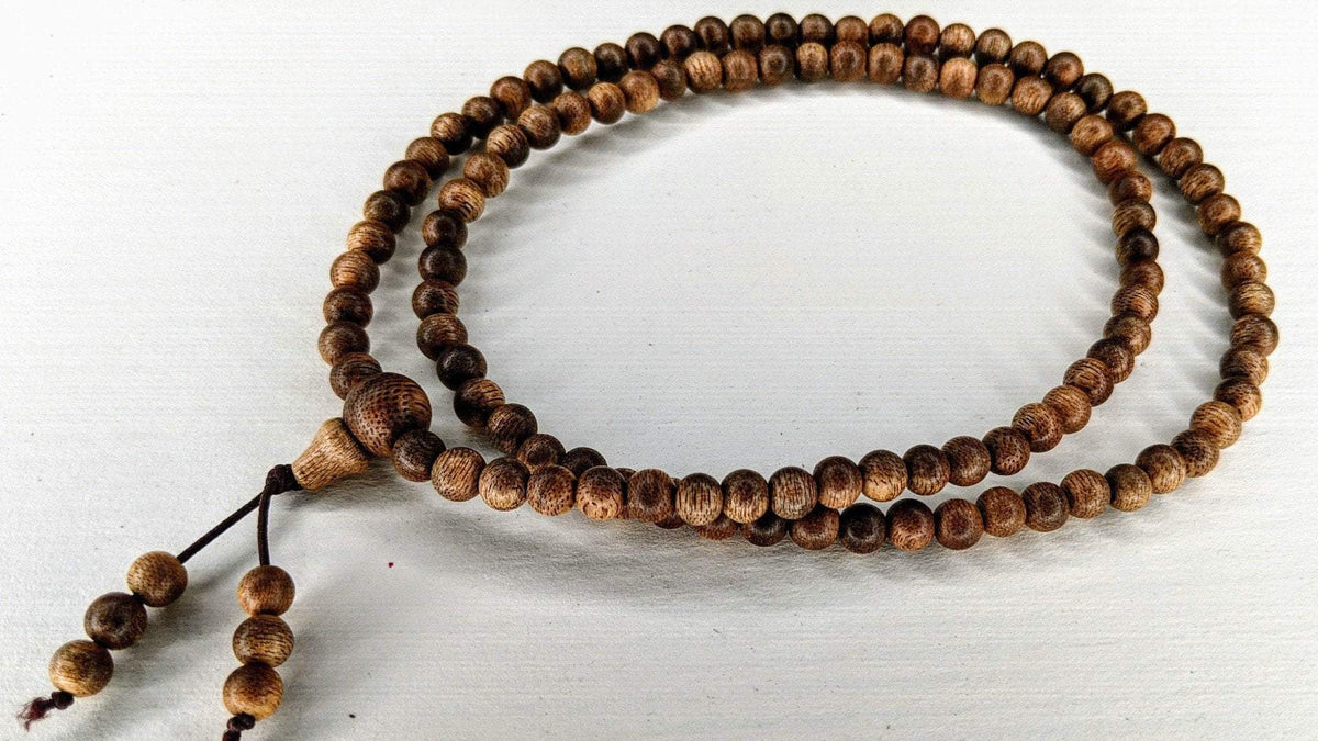 The GGG, Premium Cultivated Agarwood 108 Mala and/or Bracelet - Cultivated beads with wild agarwood quality -