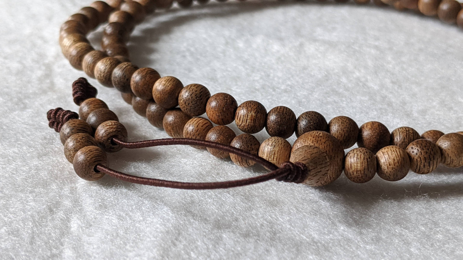 The GGG, Premium Cultivated Agarwood 108 Mala and/or Bracelet - Cultivated beads with wild agarwood quality -