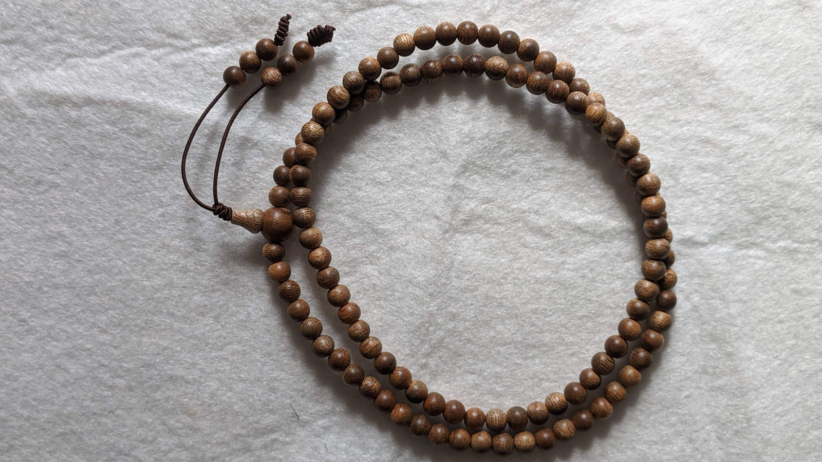 The GGG, Premium Cultivated Agarwood 108 Mala and/or Bracelet - Cultivated beads with wild agarwood quality -