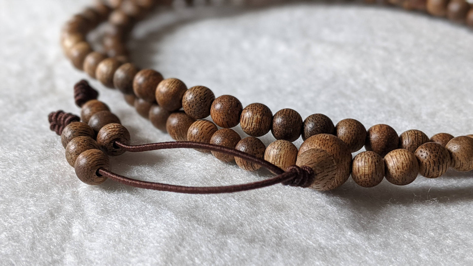 The GGG, Premium Cultivated Agarwood 108 Mala and/or Bracelet - Cultivated beads with wild agarwood quality -