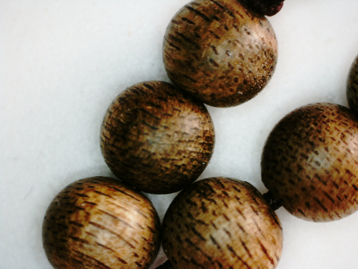 The GGG, Premium Cultivated Agarwood 108 Mala and/or Bracelet - Cultivated beads with wild agarwood quality -