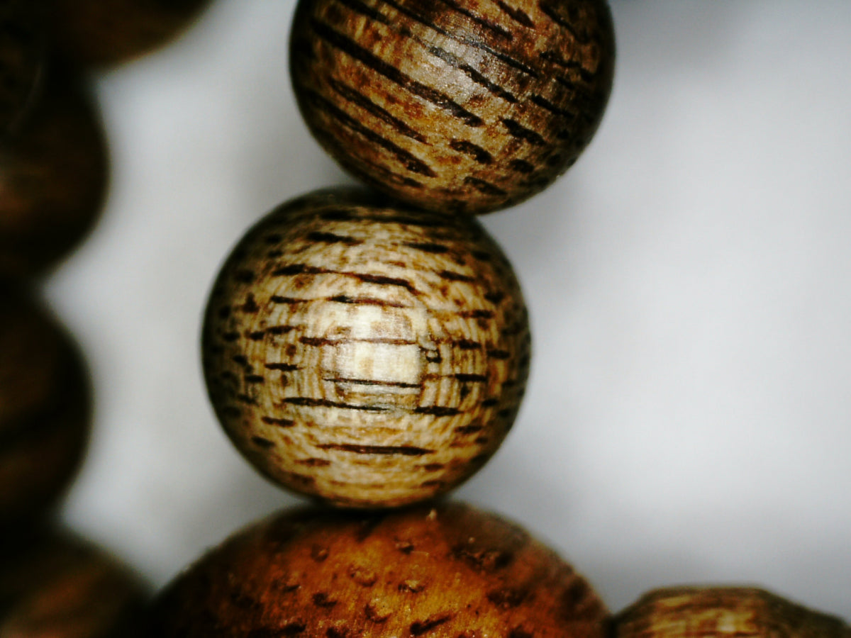 The GGG, Premium Cultivated Agarwood 108 Mala and/or Bracelet - Cultivated beads with wild agarwood quality -