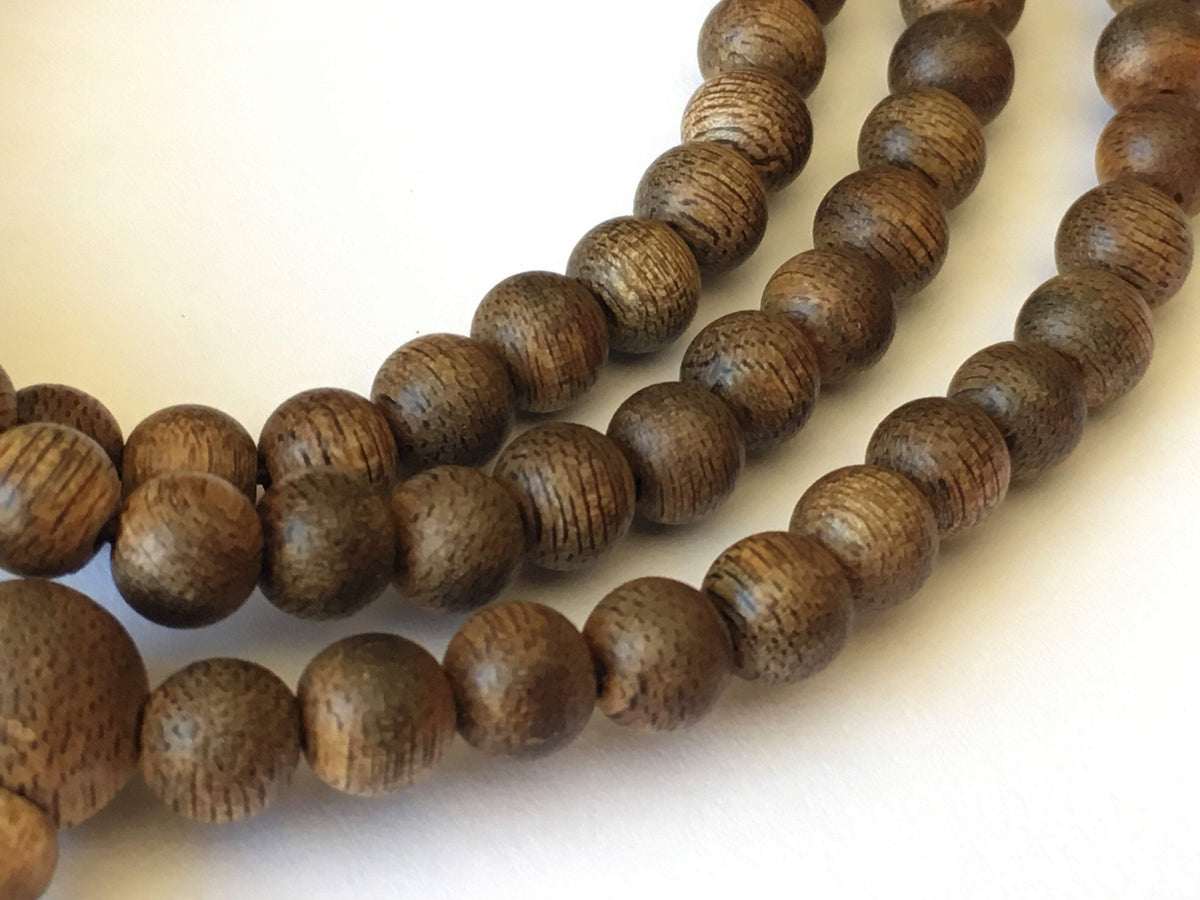 The GGG, Premium Cultivated Agarwood 108 Mala and/or Bracelet - Cultivated beads with wild agarwood quality -