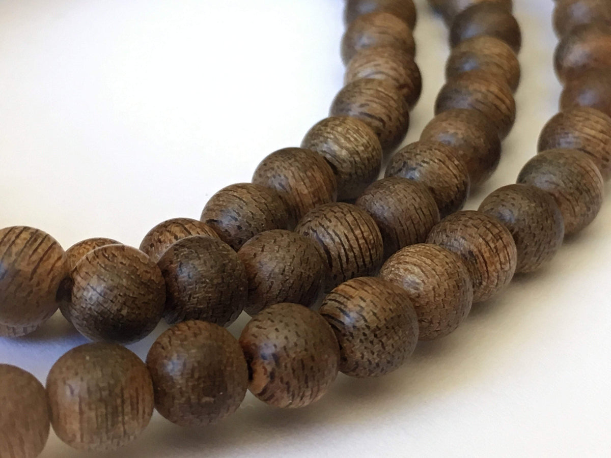 The GGG, Premium Cultivated Agarwood 108 Mala and/or Bracelet - Cultivated beads with wild agarwood quality -