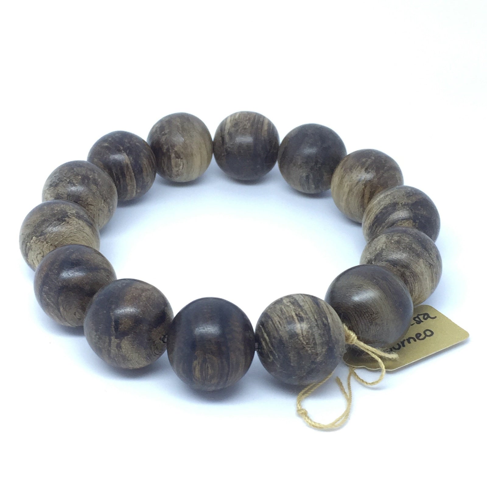 The Meticulousness-Antique high resinous Wild Agarwood bracelet -
