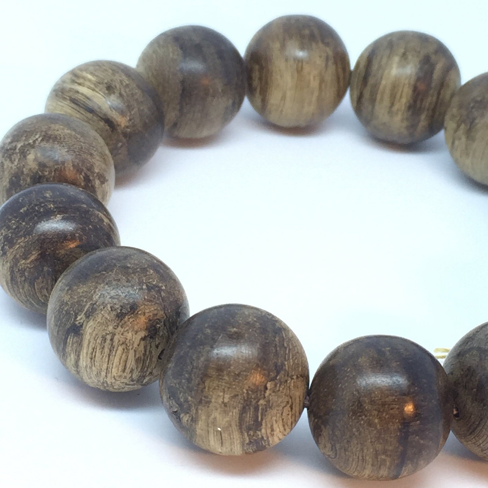 The Meticulousness-Antique high resinous Wild Agarwood bracelet -