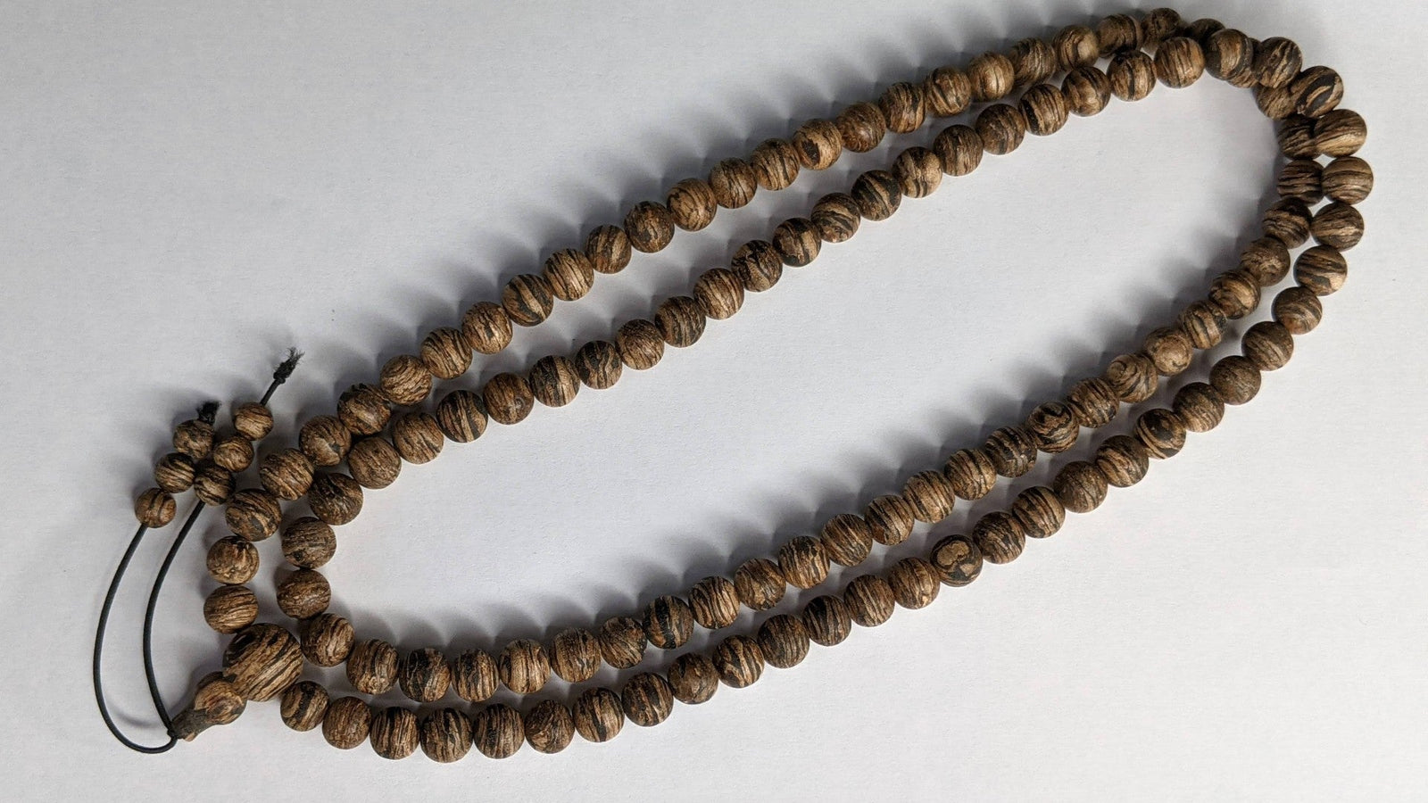 The Tarakan Tiger - Wild Agarwood 108 mala from North Kalimantan 8mm over 29g -