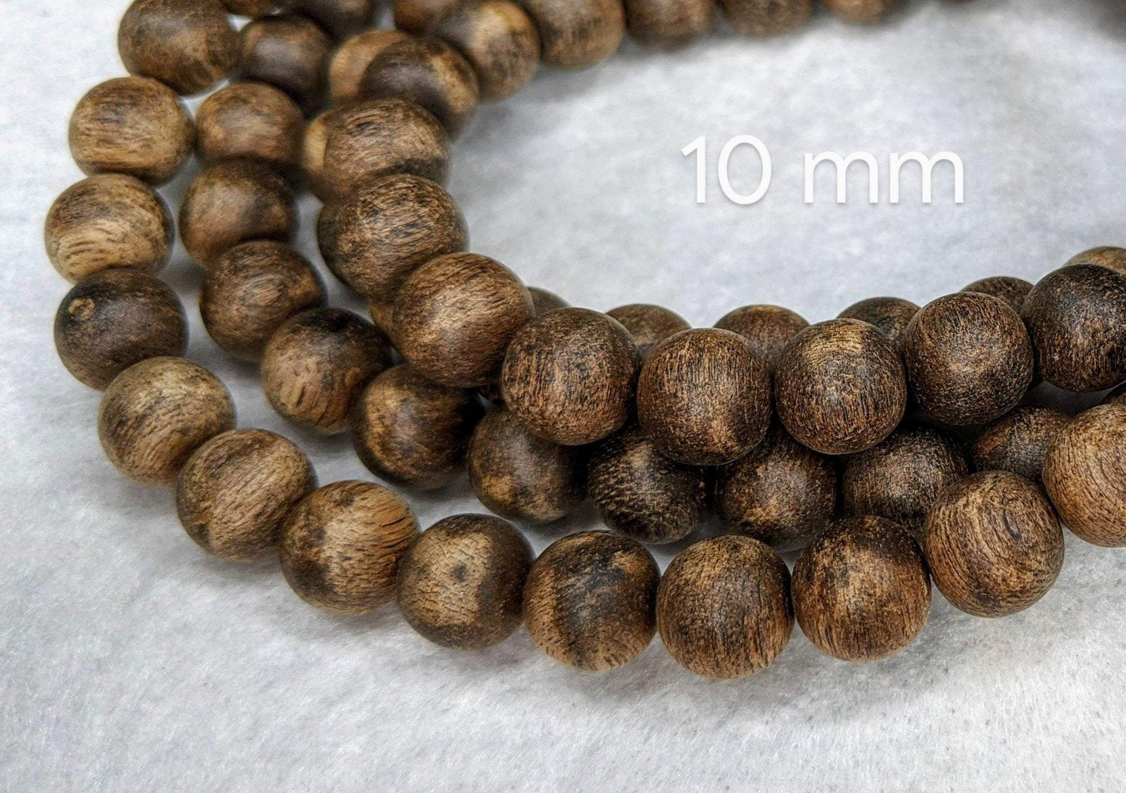 The Wiseman , Wisdom From The Elders, 108 mala made from Wild Agarwood from a small village -