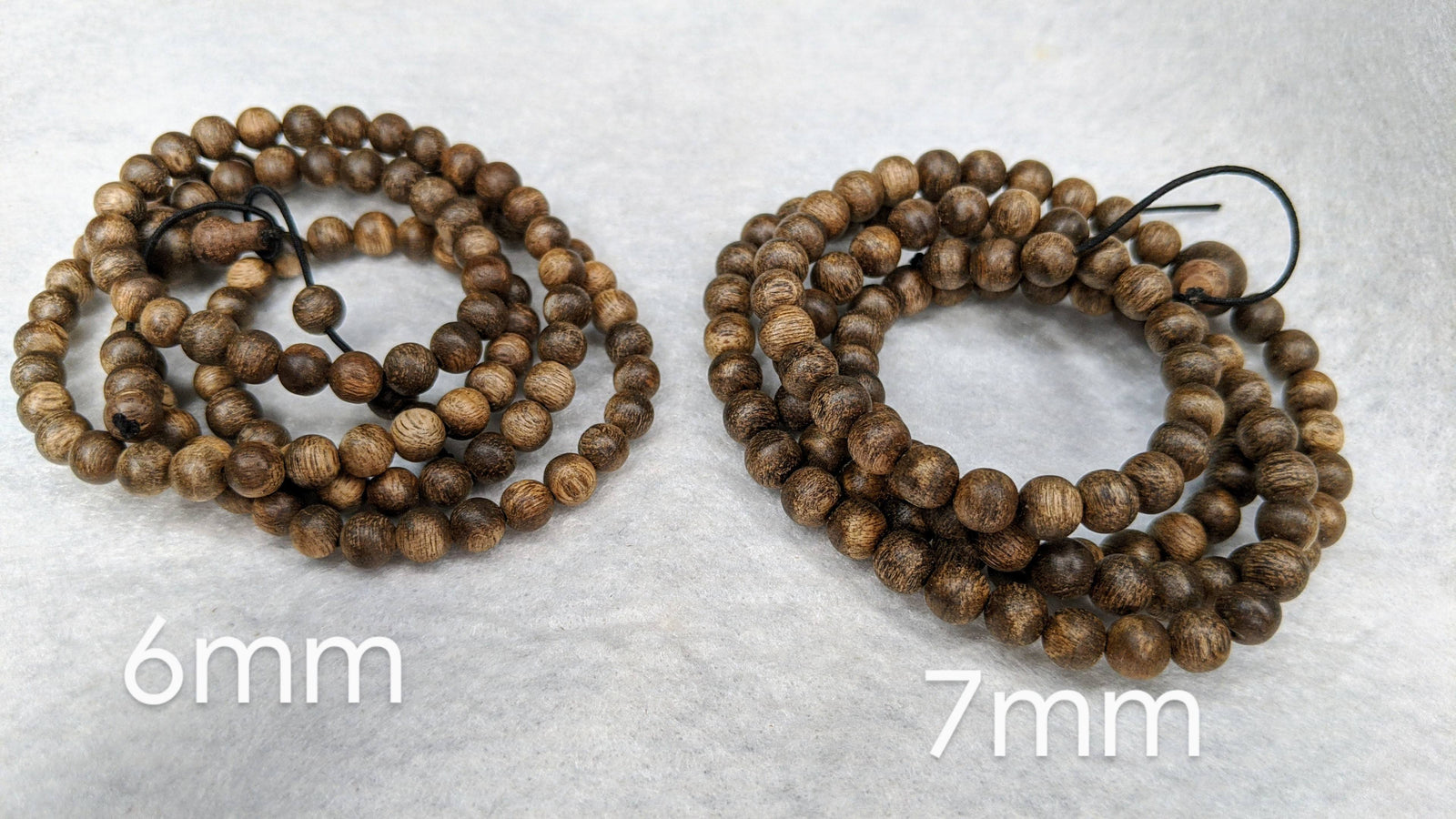 The Wiseman , Wisdom From The Elders, 108 mala made from Wild Agarwood from a small village -