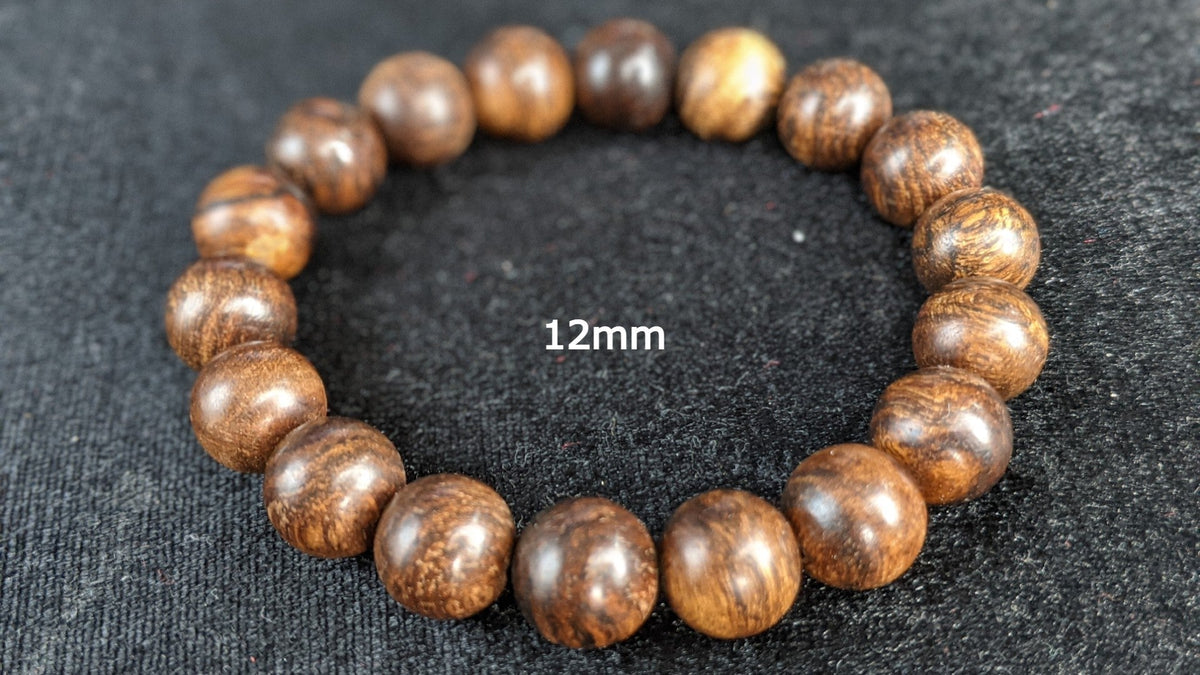 Three Sinking Treasures - Sinking Wild Agarwood 108 mala and Wild Agarwood Bracelet -