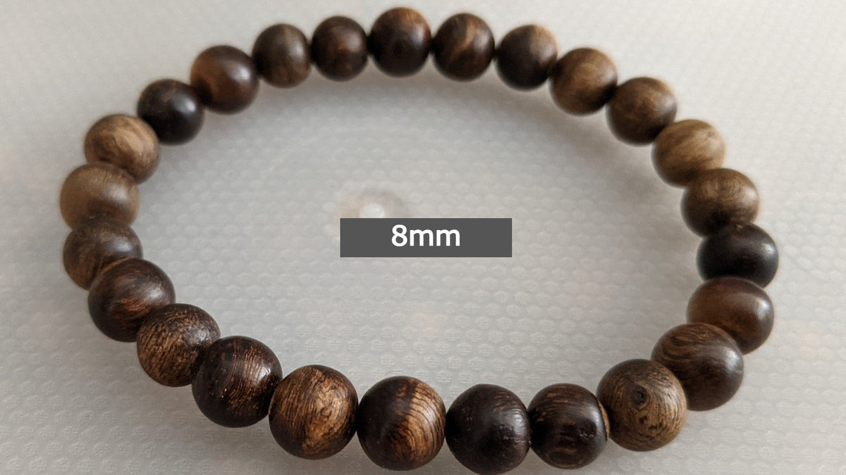 Three Sinking Treasures - Sinking Wild Agarwood 108 mala and Wild Agarwood Bracelet -