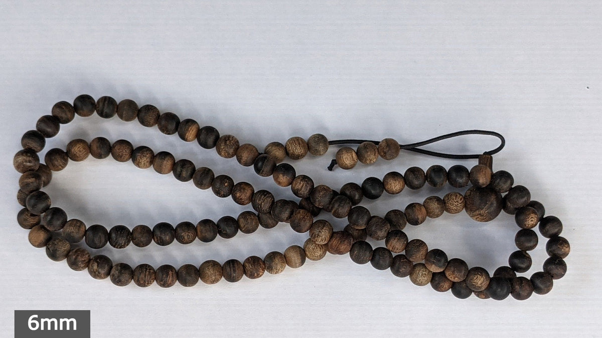 Three Sinking Treasures - Sinking Wild Agarwood 108 mala and Wild Agarwood Bracelet -