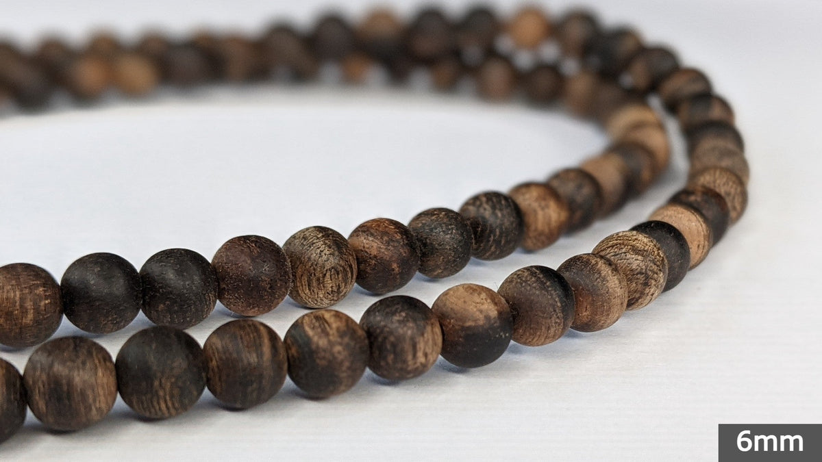Three Sinking Treasures - Sinking Wild Agarwood 108 mala and Wild Agarwood Bracelet -