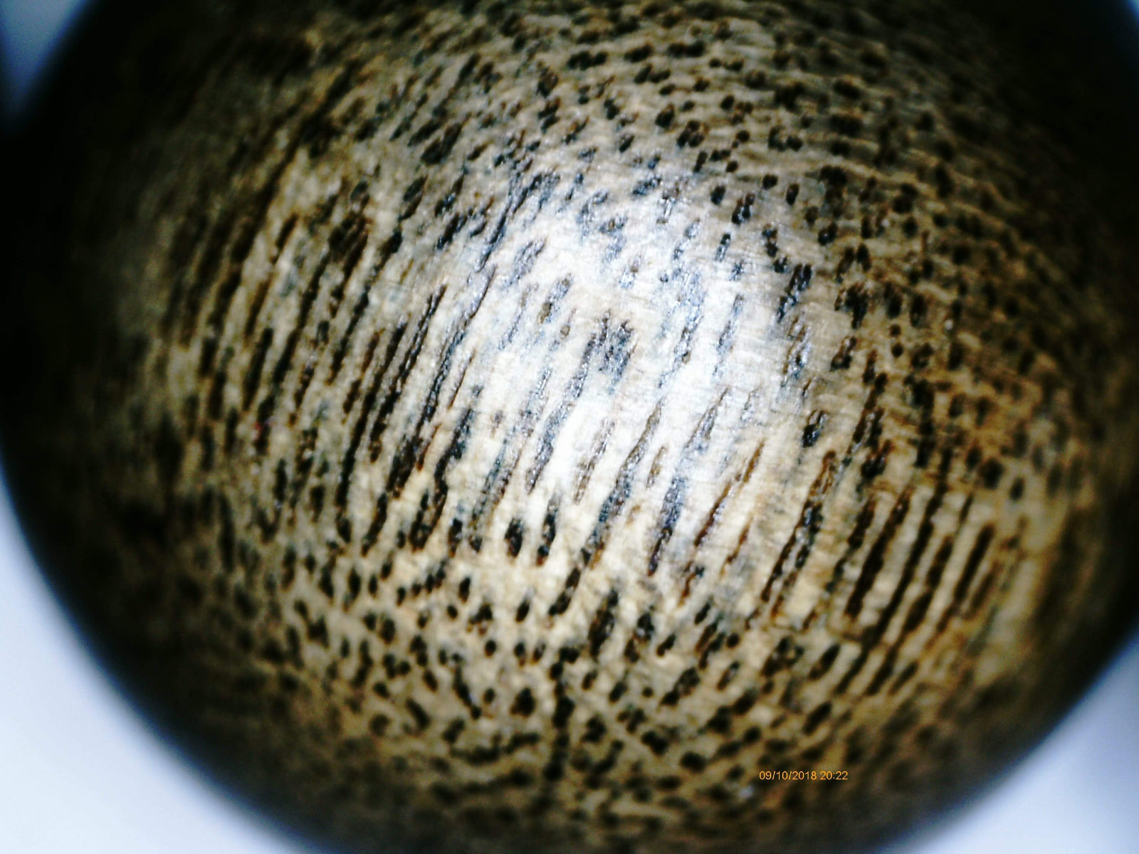 SOLD Wild Agarwood Bracelet made from heart wood 16mm 14 beads 32g - The Moonless -